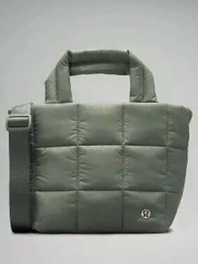 lululemon athletica Quilted Mini Tote in Sage Green
